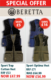 Beretta Sport Trap Vest and Sport Optima Vest Special Offer