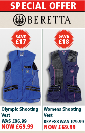 Beretta Olympic Vest and Womens Shooting Vest Special Offer