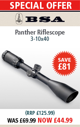 BSA Panther 3-10x40 Riflescope Special Offer
