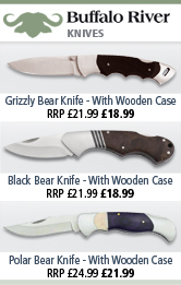 Buffalo River grizzlier Bear, Black Bear and Polar Bear Knives