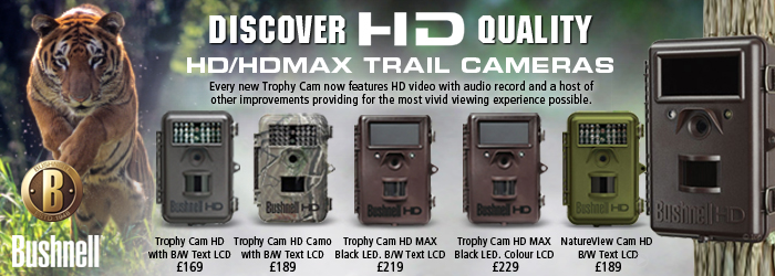 Bushnell New Trophy Cam HD Max Trail Cameras