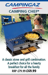 Campingaz Camping Chef Double Burner and Grill