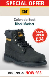 CAT Colorado Boot - Black Mariner Special Offer