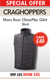 Craghoppers Mens Bear ClimaPlus Gilet - Black Special Offer
