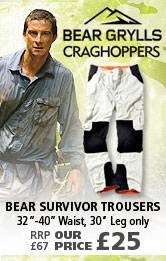Bear Grylls Craghoppers - survivor trousers