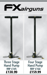 FX Airguns Three and Four Stage Hand Pumps