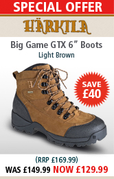 Harkila Big Game GTX 6 Inch Walking Boot - Light Brown Special Offer