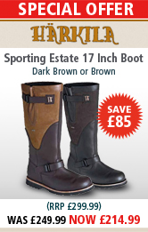 Harkila Sporting Estate GTX 17 Inch Walking Boot - Dark Brown or Brown