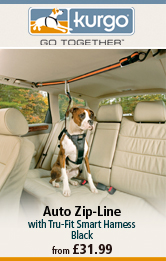 Kurgo Auto Zip-Line with Tru-Fit Harness