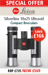 Leica Silverline 10x25 Ultravid Compact Binoculars Special Offer