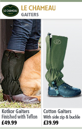 Le Chameau Kotkor Gaiters and Cotton Gaiters