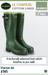 Le Chameau Vierzon Air Mens Wellington Boots with FREE Boot Bag