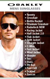 Oakley Mens Sunglasses 2012 Range