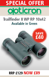 Opticron Trailfinder II WP RP 10x42 Special Offer