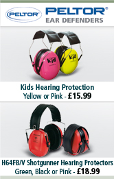 Peltor Kids Hearing Protection and H64FB/V Shotgunner Hearing Protectors