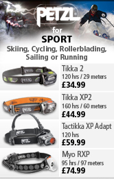 Petzl Headlamps for Sport