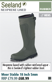 Seeland Moor Stable 18 Inch 5mm Wellingtons - Dark Green