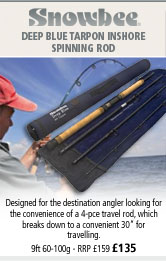 Snowbee Deep Blue Tarpon Inshore Spinning Rod - 9ft 60-100g