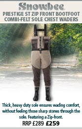 Snowbee Prestige ST Zip Front Combi-Felt Sole Chest Waders