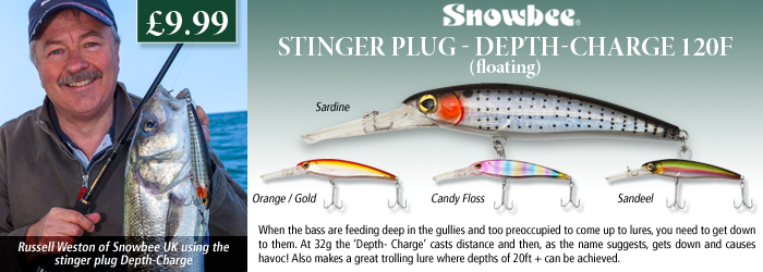 Snowbee Stinger Plug - Depth-Charge 120F (Floating)