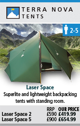 Terra Nova Laser Space Tents