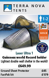 Terra Nova Laser Ultra 1 Tent