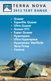 Terra Nova Tent Range for 2012