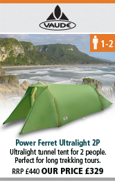 Vaude Power Ferret Ultralight 2P Tent - Green