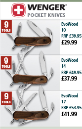 Wenger EvoWood Pocket Knives