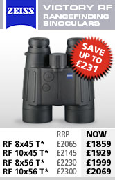 Zeiss Victory RF Rangefinding Binoculars