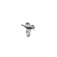 A R Brown Grouse Pewter Pin Badge