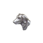 A R Brown Labrador Pewter Pin Badge