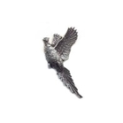 A R Brown Rising Pheasant Pewter Pin Badge