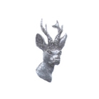 A R Brown Roe Deer Pewter Pin Badge