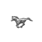 A R Brown Running Horse Pewter Pin Badge