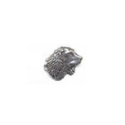 A R Brown Small Spaniels Head Pewter Pin Badge