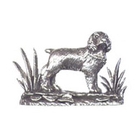 A R Brown Spaniel Pewter Sculpture