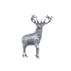 A R Brown Stag Pewter Pin Badge