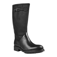 Aigle Chantebelle Sheepskin Leather Boot - Black