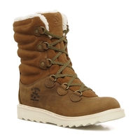 Aigle Ousery Leather Boot - Natural