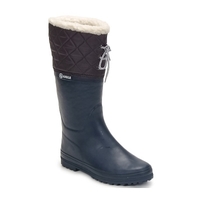 Aigle Polka Giboulee Wellington Boots - Marine