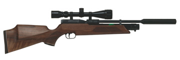 Weihrauch HW100KS Air Rifle - Sporter Walnut Stock