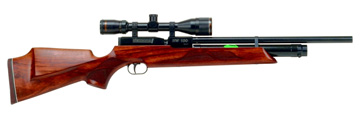 Weihrauch HW100KS FSB Air Rifle - Sporter Walnut Stock