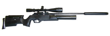 Theoben TTR1 Air Rifle inc. Long Vortex Silencer - Walnut Stock