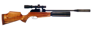 Theoben Rapid MK1 Air Rifle inc. Evolution Silencer - Walnut Stock