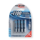 Ansmann Micro AAA Size - 4 x 1100 mAh - Digital NiMH Rechargeable Batteries