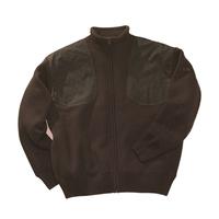 Beretta Wind Barrier Full-Zip Sweater - Brown Heather