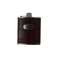 Bisley 6oz Brown Windsor Croc Hip Flask