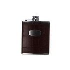 Bisley 6oz Brown Windsor Croc Hip Flask