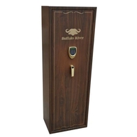 Buffalo River Q5310W LCD Gold Series Gun Safe - 14 Gun - Walnut Wood Veneer